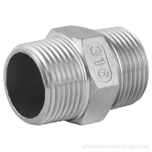 Stainless Steel 304/316 Screwed Hexagon Nipple